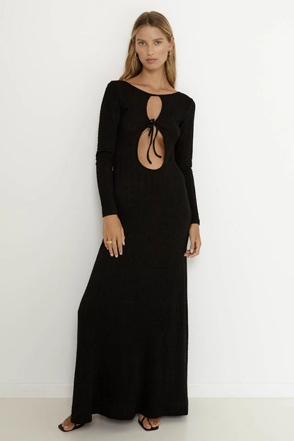 SNDYS Tallulah Maxi Dress Black
