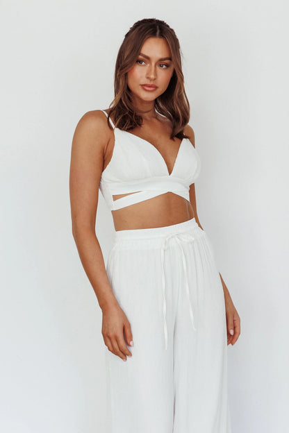 Cove Elasticated Pants Ivory