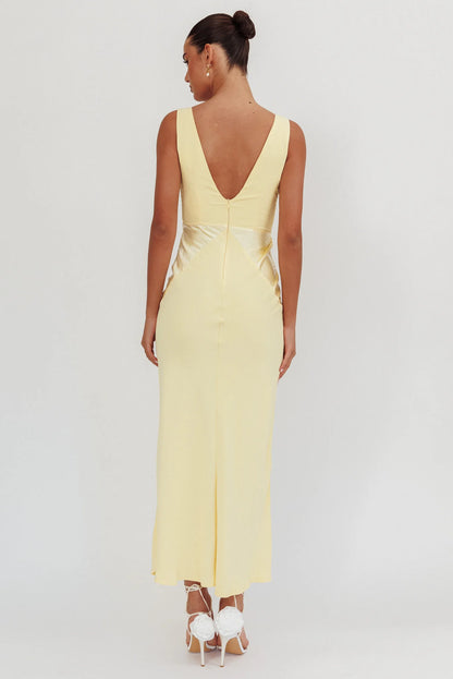 Soul Fire V-Neck Maxi Dress Butter