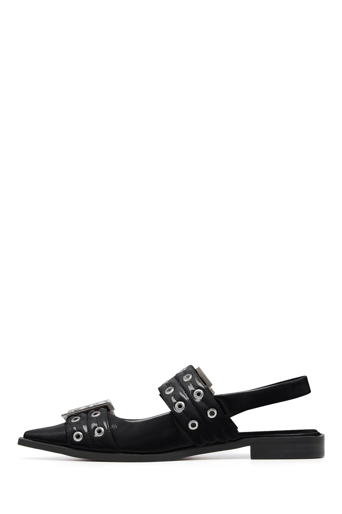 THERAPY Matilda Pointed Flat Black Patent