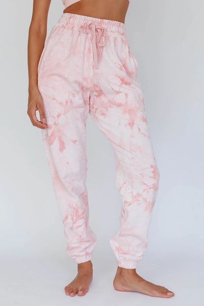 Take It Easy Jogger Track Pants Pink