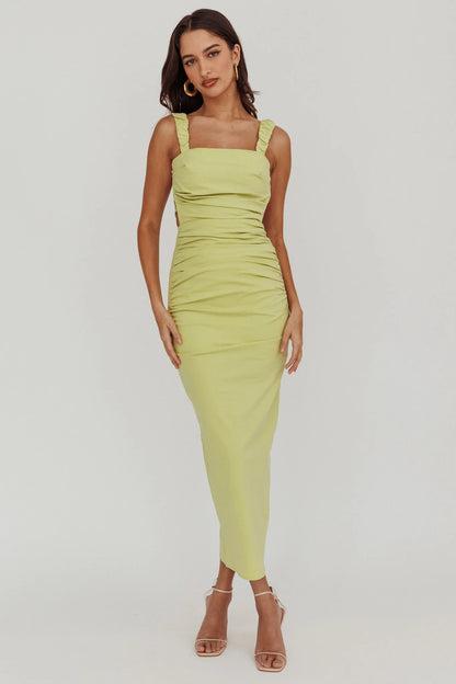 Dream Crush Lace-Up Back Maxi Dress