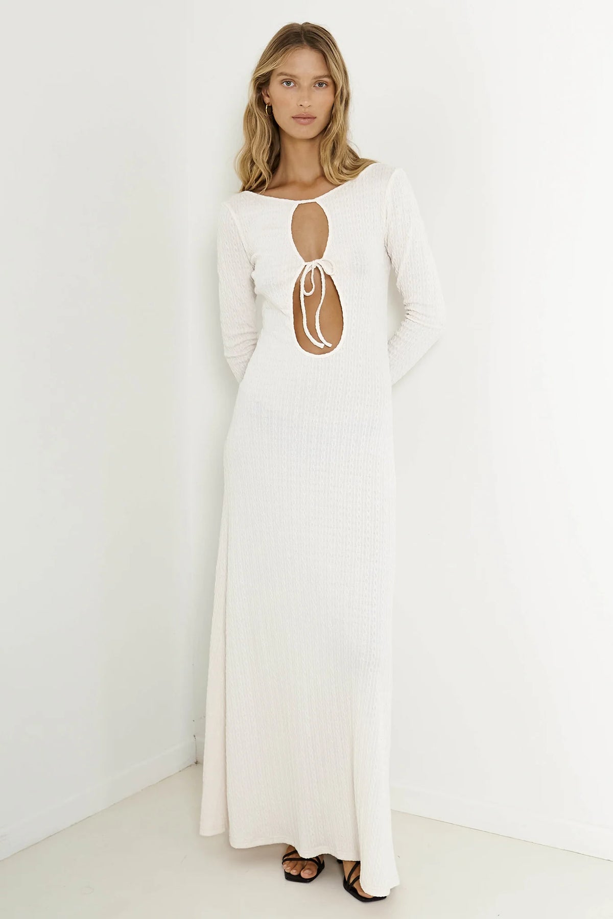 SNDYS Tallulah Maxi Dress White