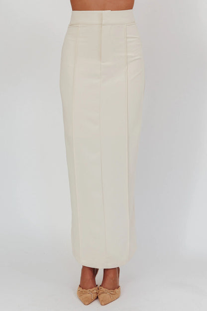 Like I Do Maxi Skirt Cream