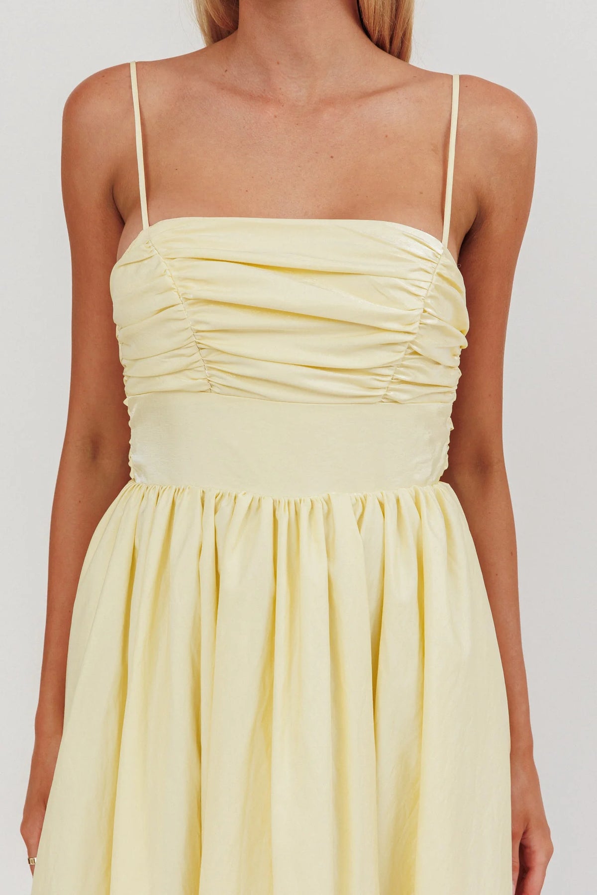 Love Songs Back Bow Maxi Dress Butter