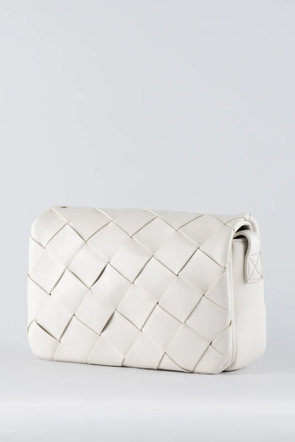 TEN TONES Azure Weave Bag White