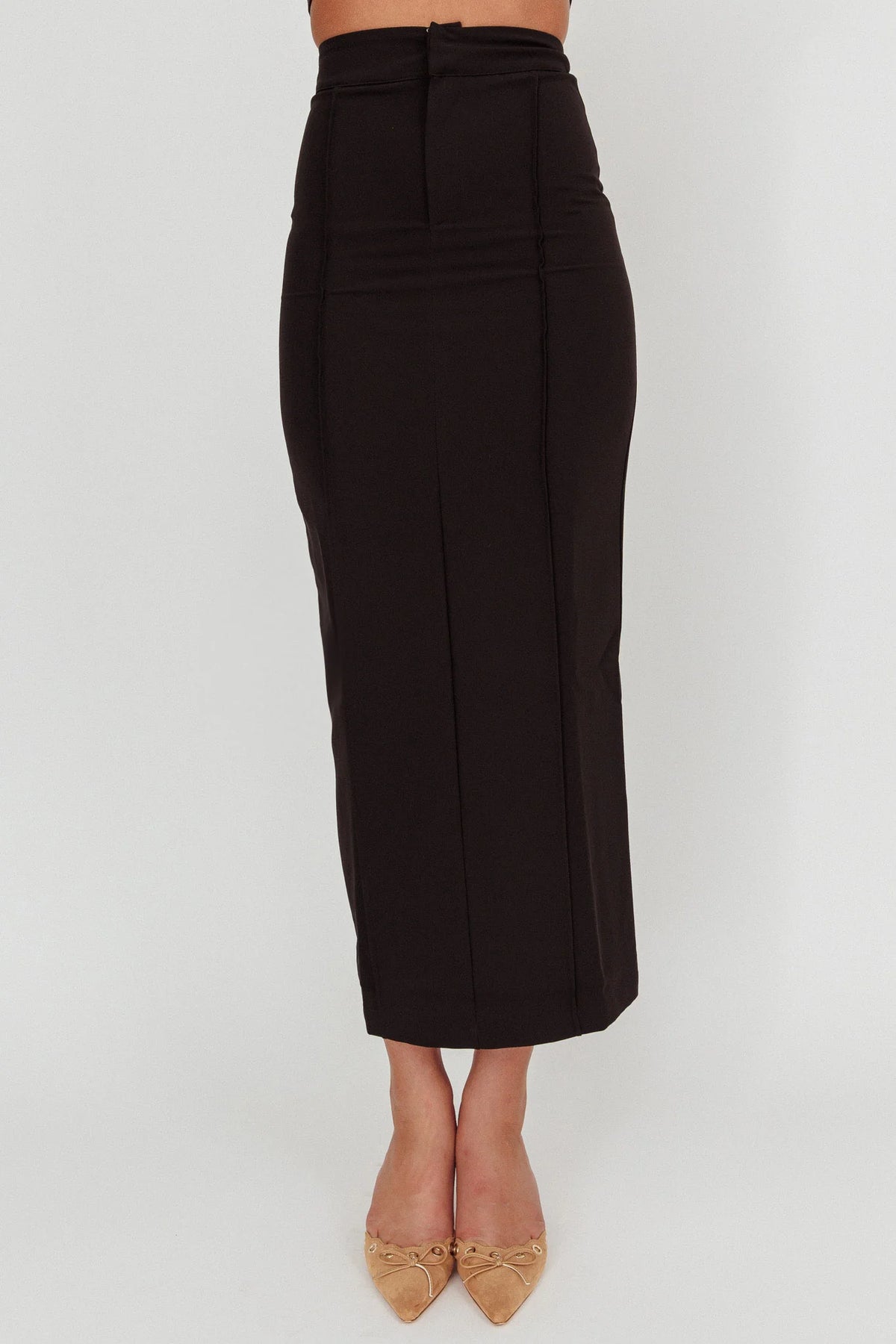 Like I Do Maxi Skirt Black