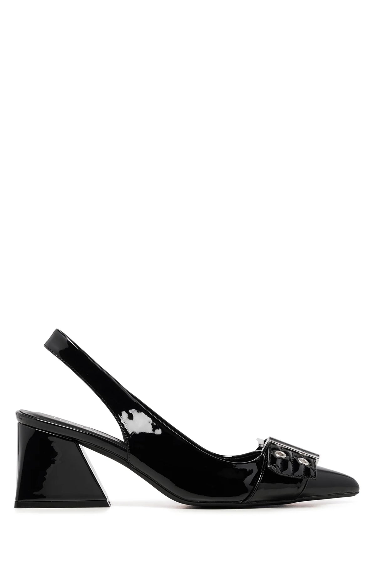THERAPY Slay Slingback Pump Black Patent