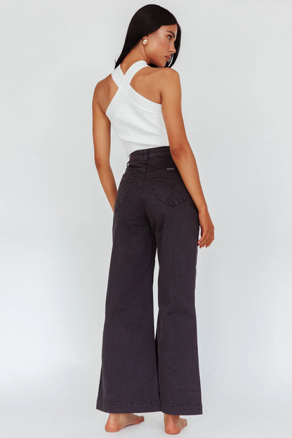 ROLLA'S Sailor Jean Washed Black
